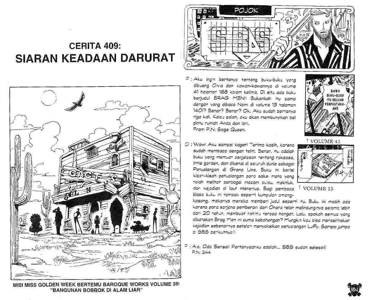 One Piece Chapter 409 - halaman 1