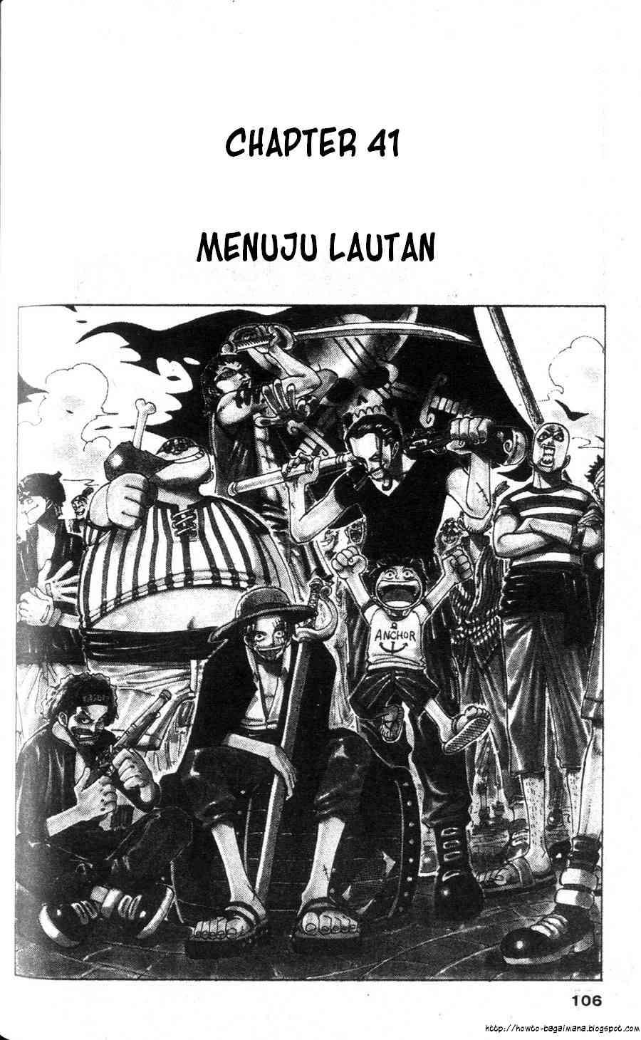 One Piece Chapter 41 - halaman 1