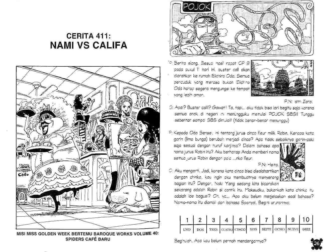 One Piece Chapter 411 - halaman 1