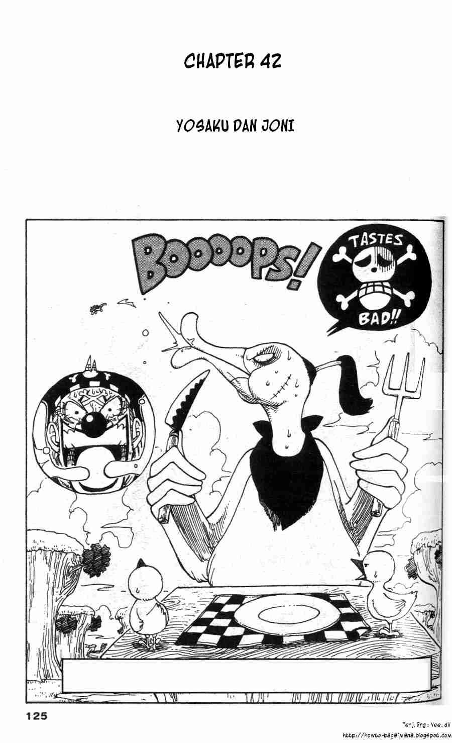One Piece Chapter 42 - halaman 1