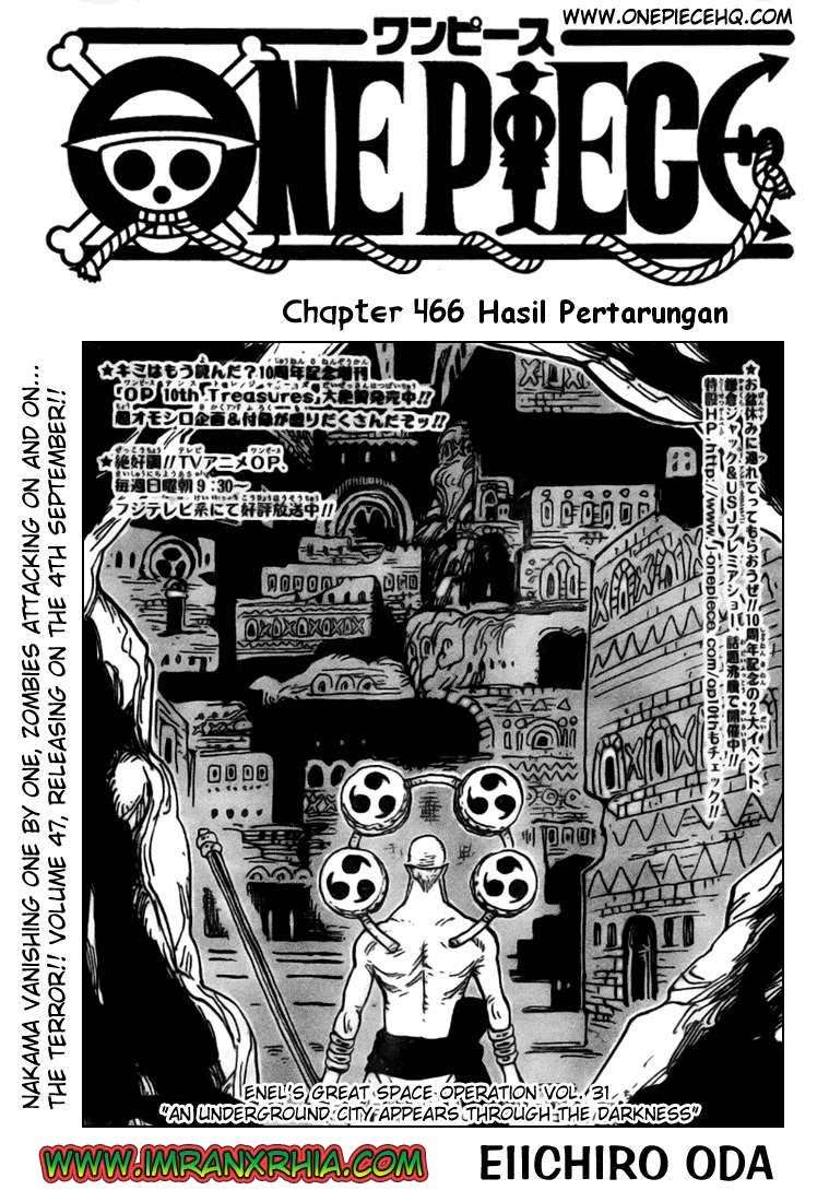 One Piece Chapter 466 - halaman 1
