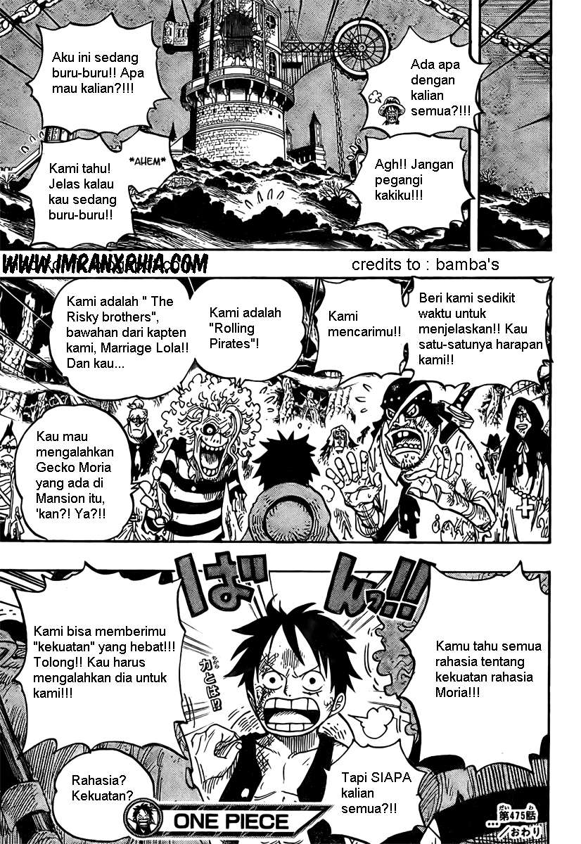 One Piece Chapter 475 - halaman 19