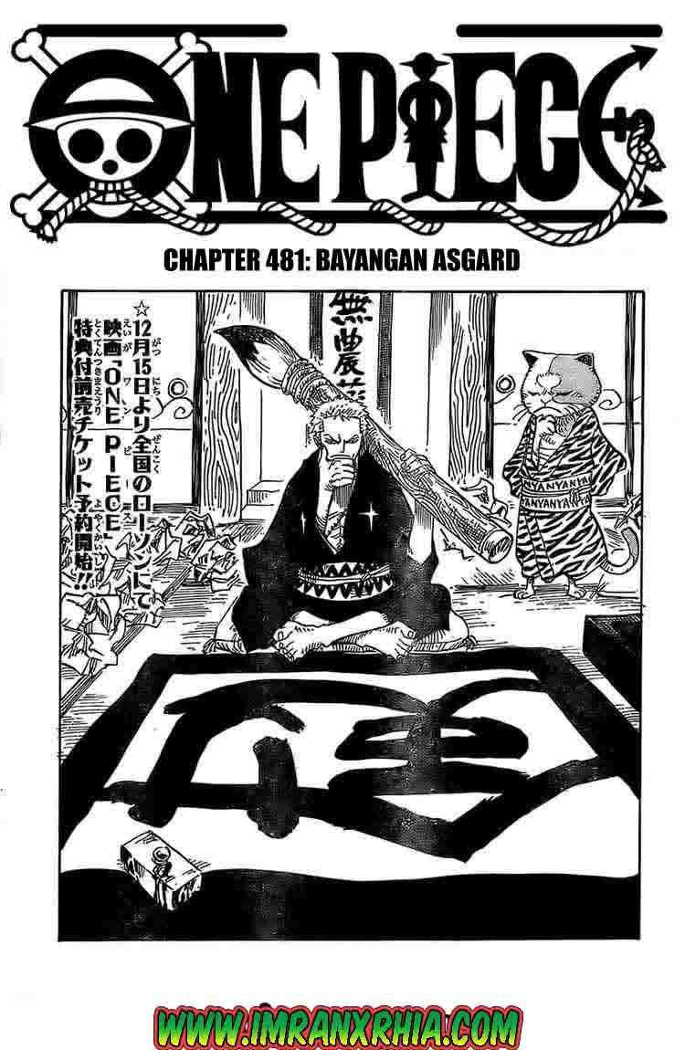 One Piece Chapter 481 - halaman 1