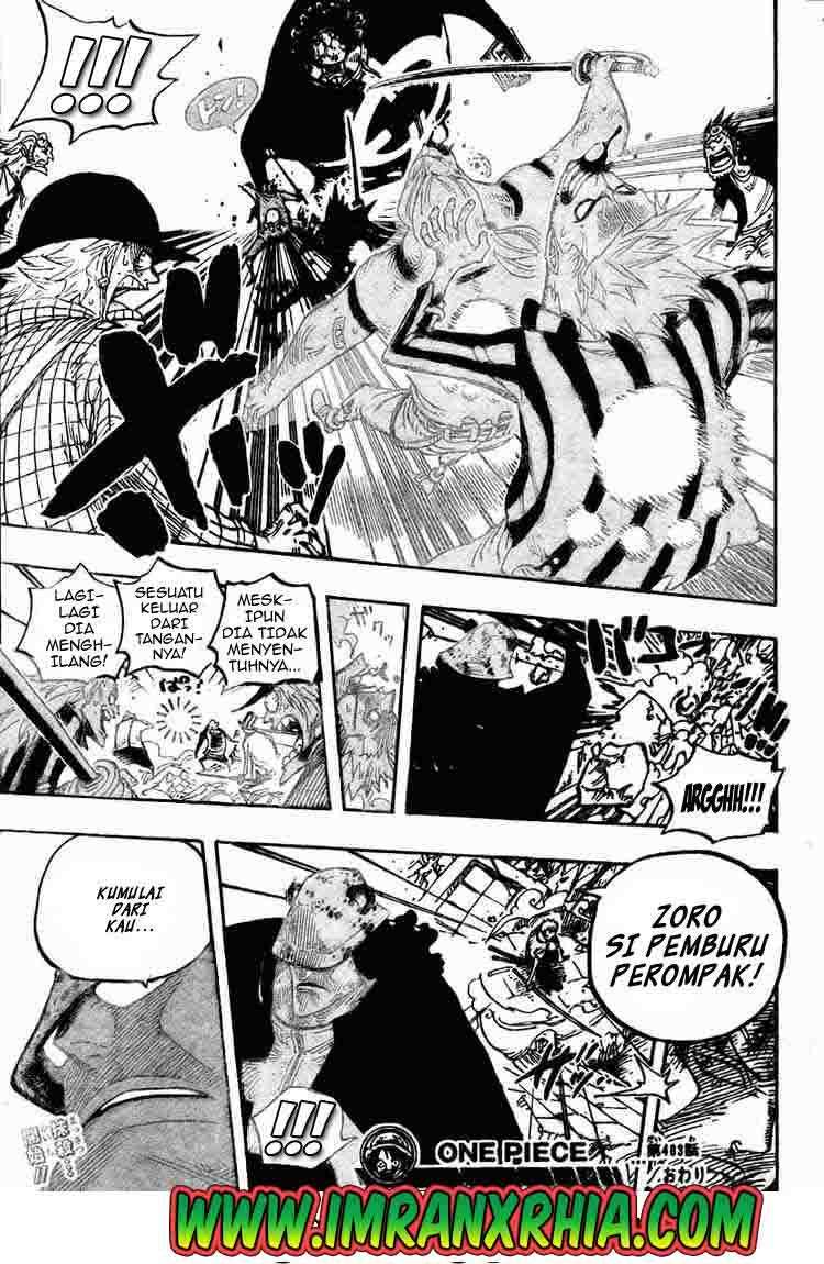 One Piece Chapter 483 - halaman 18