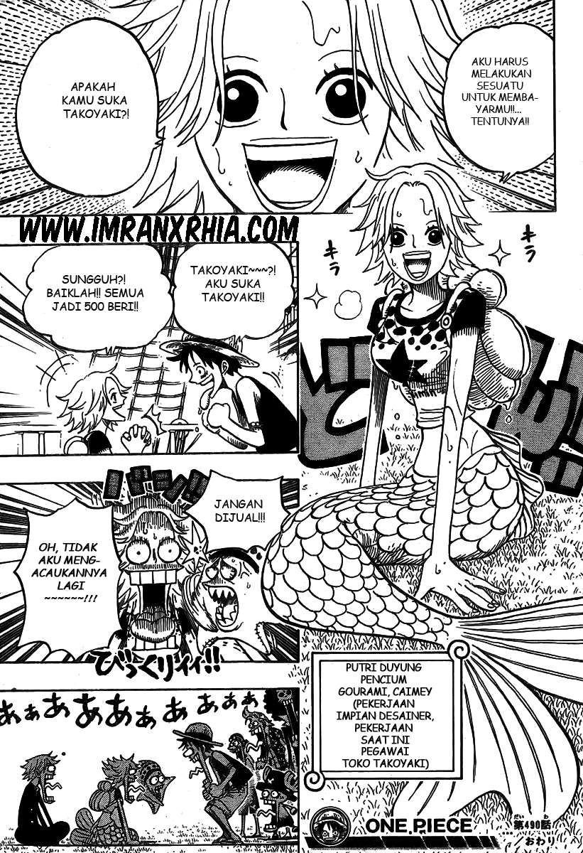 One Piece Chapter 490 - halaman 18