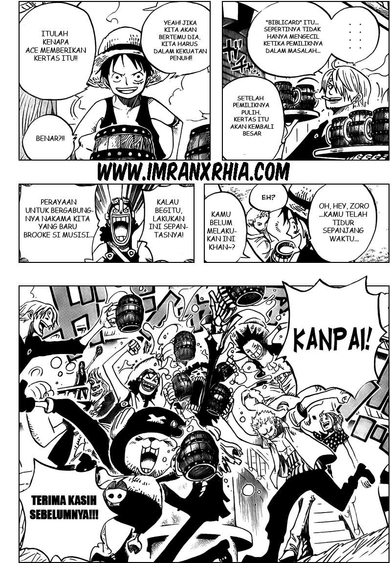 One Piece Chapter 490 - halaman 6