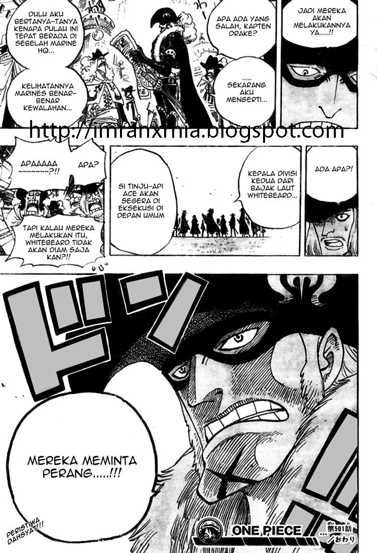 One Piece Chapter 501 - halaman 18