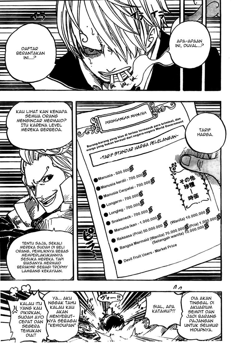 One Piece Chapter 501 - halaman 6