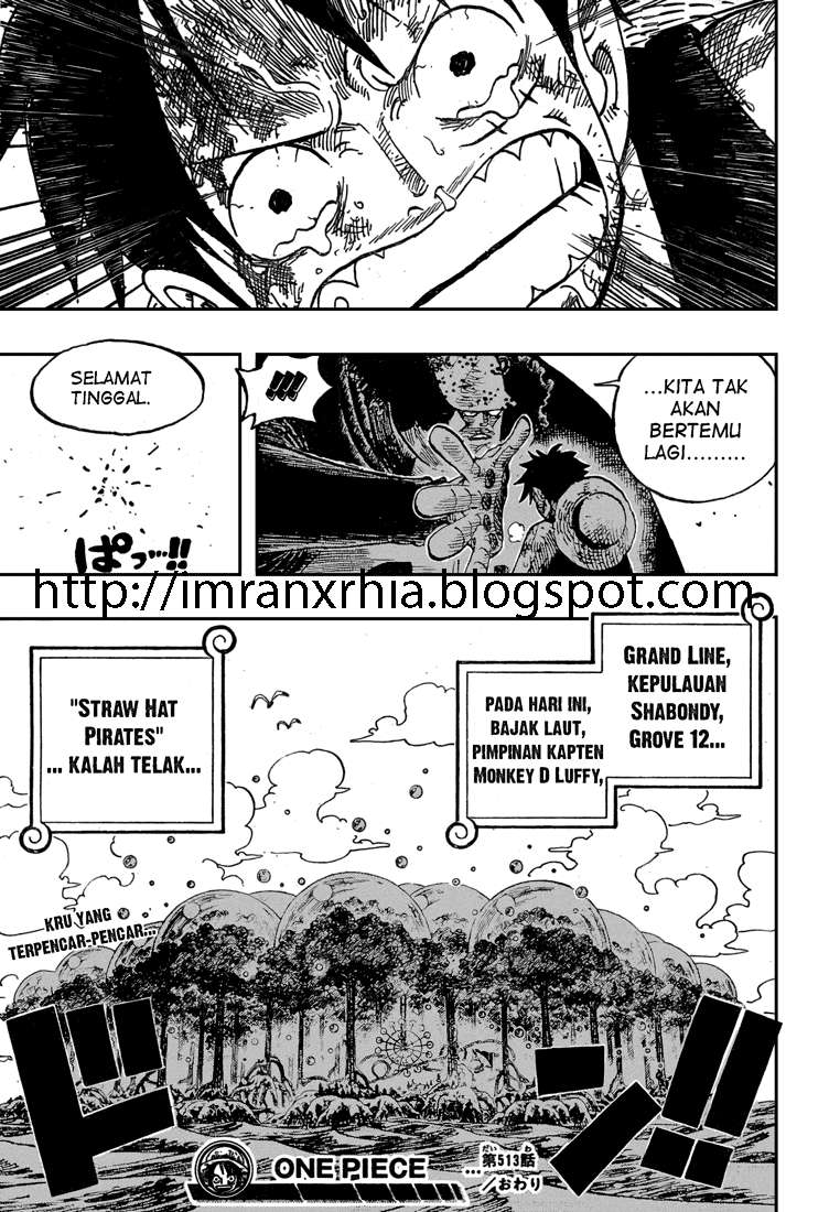 One Piece Chapter 513 - halaman 18
