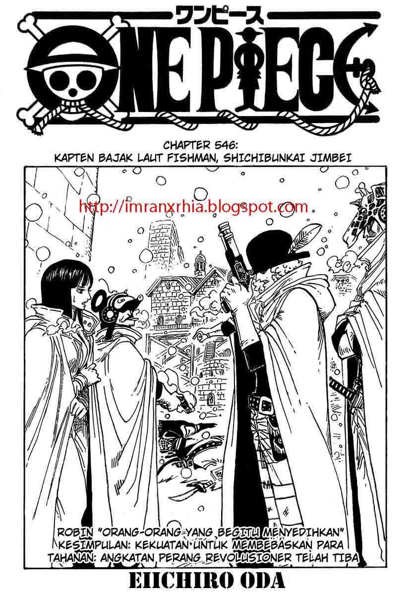 One Piece Chapter 546 - halaman 1