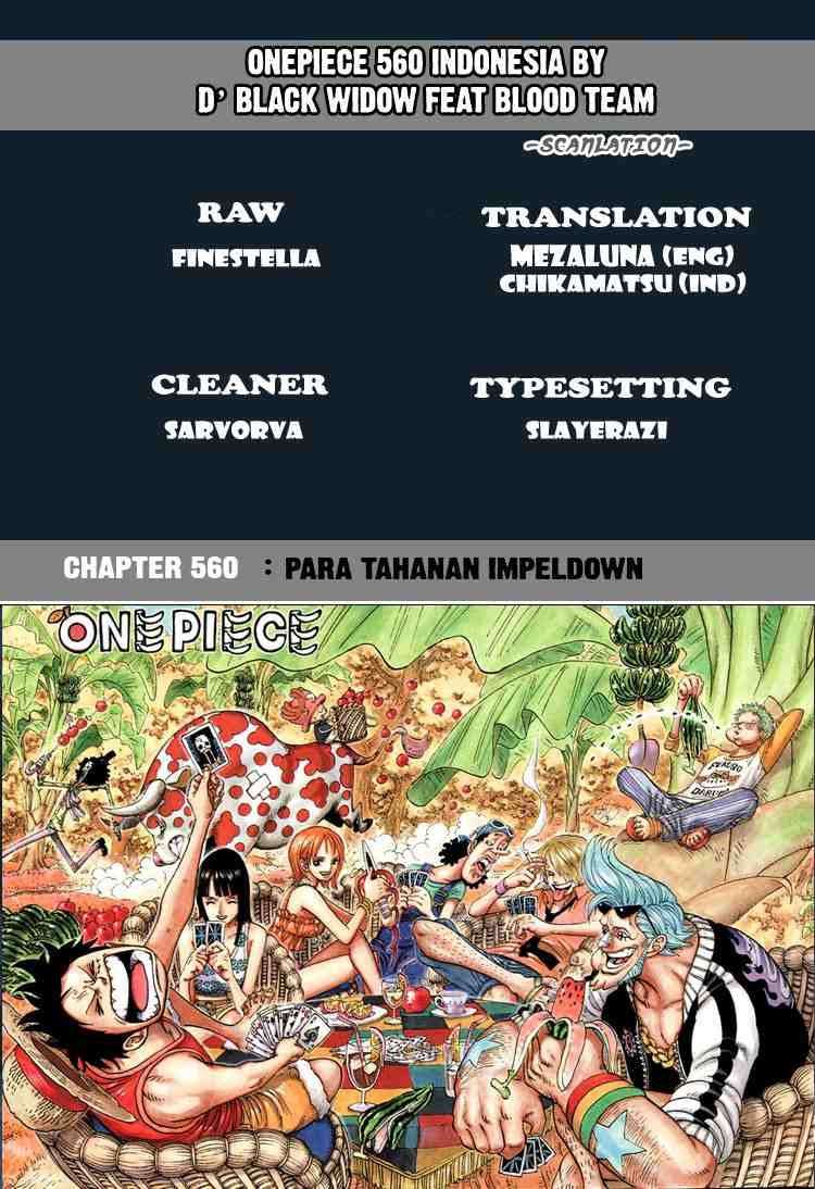 One Piece Chapter 560 - halaman 1