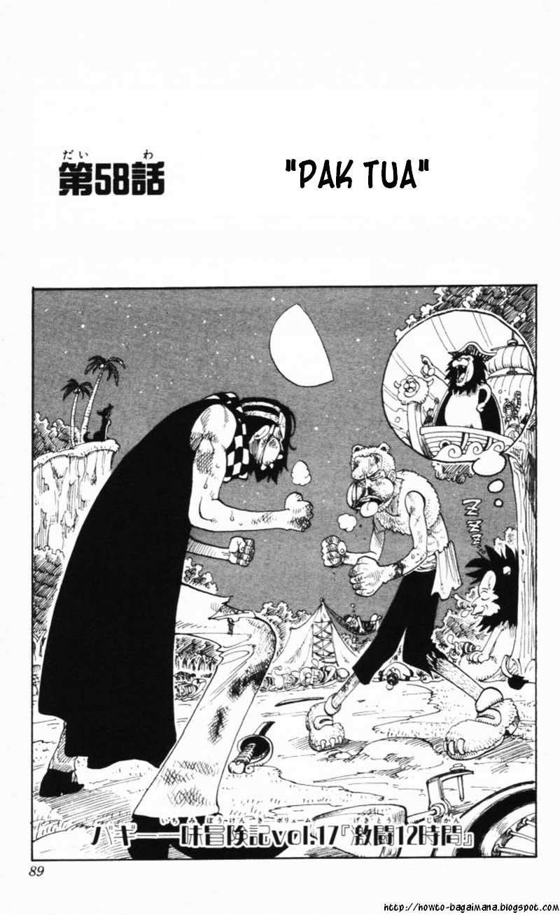 One Piece Chapter 58 - halaman 1