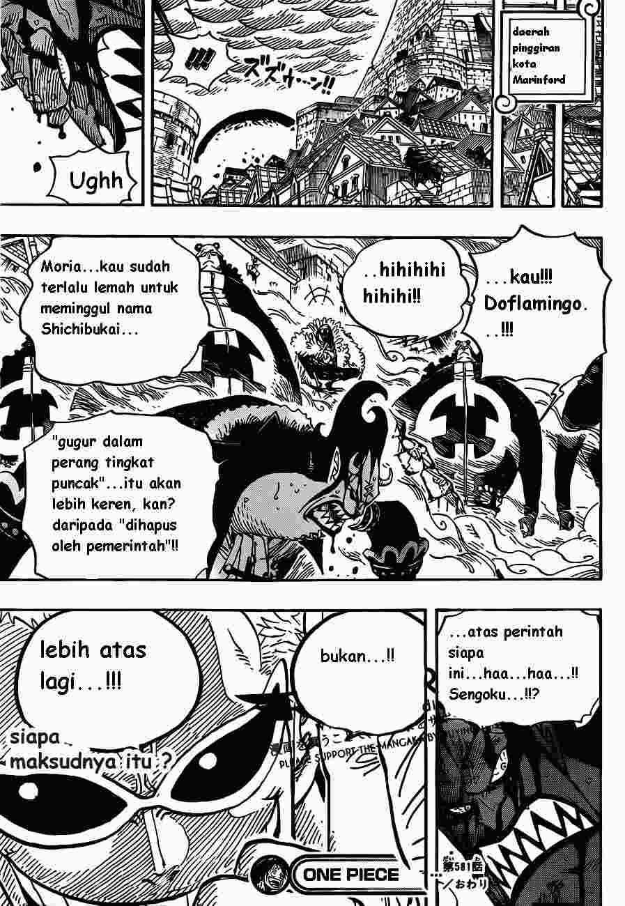 One Piece Chapter 581 - halaman 17