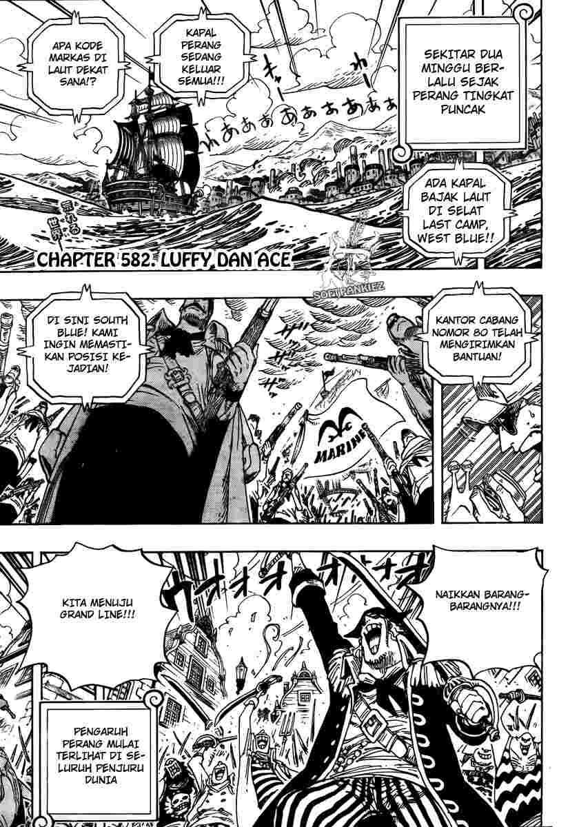 One Piece Chapter 582 - halaman 1