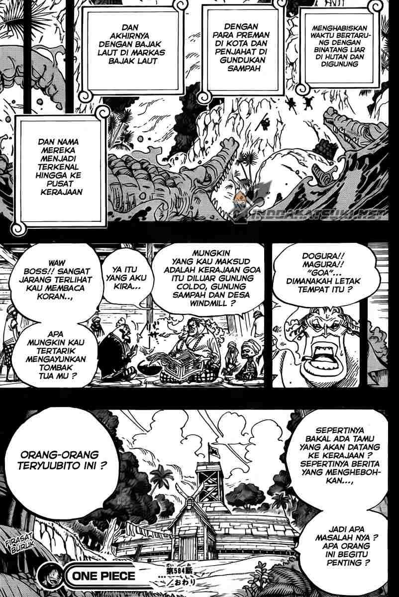 One Piece Chapter 584 - halaman 18