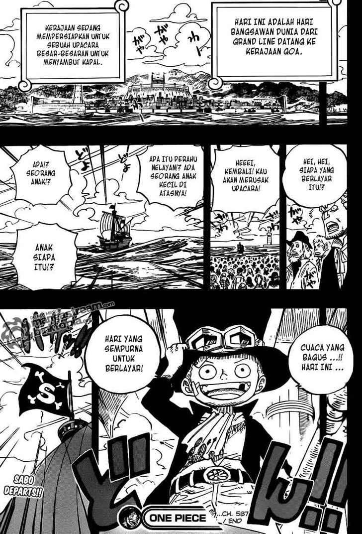 One Piece Chapter 587 - halaman 20