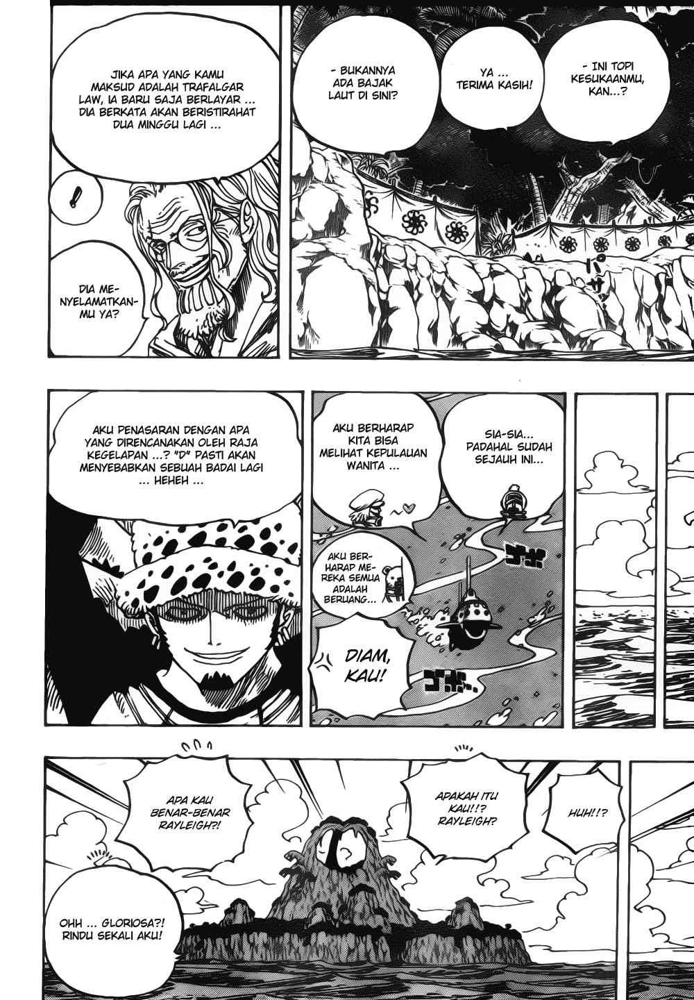 One Piece Chapter 591 - halaman 6
