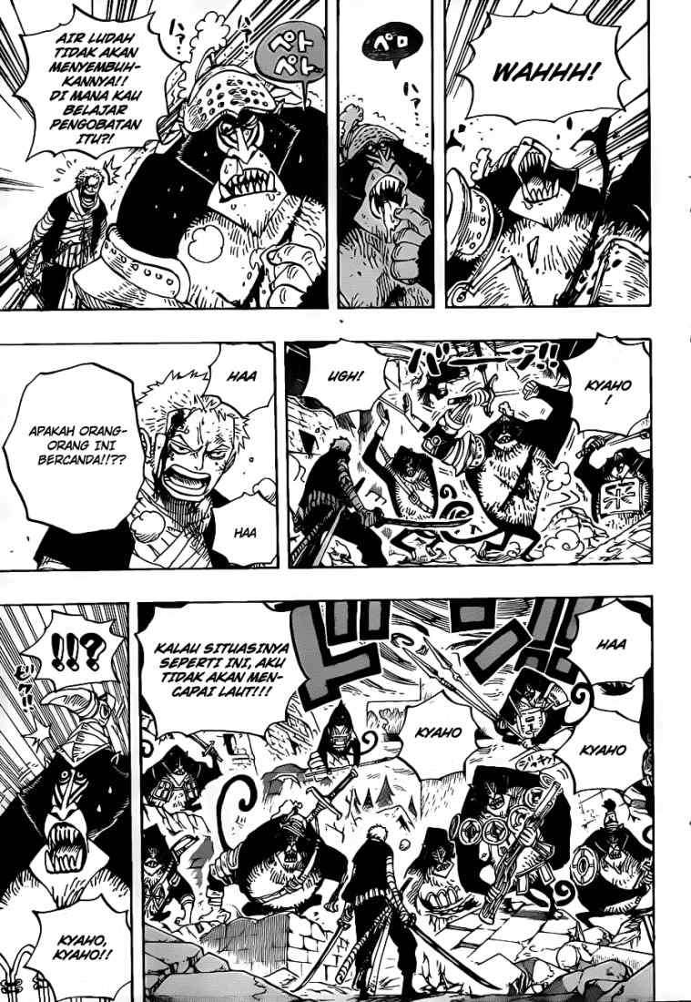 One Piece Chapter 592 - halaman 6