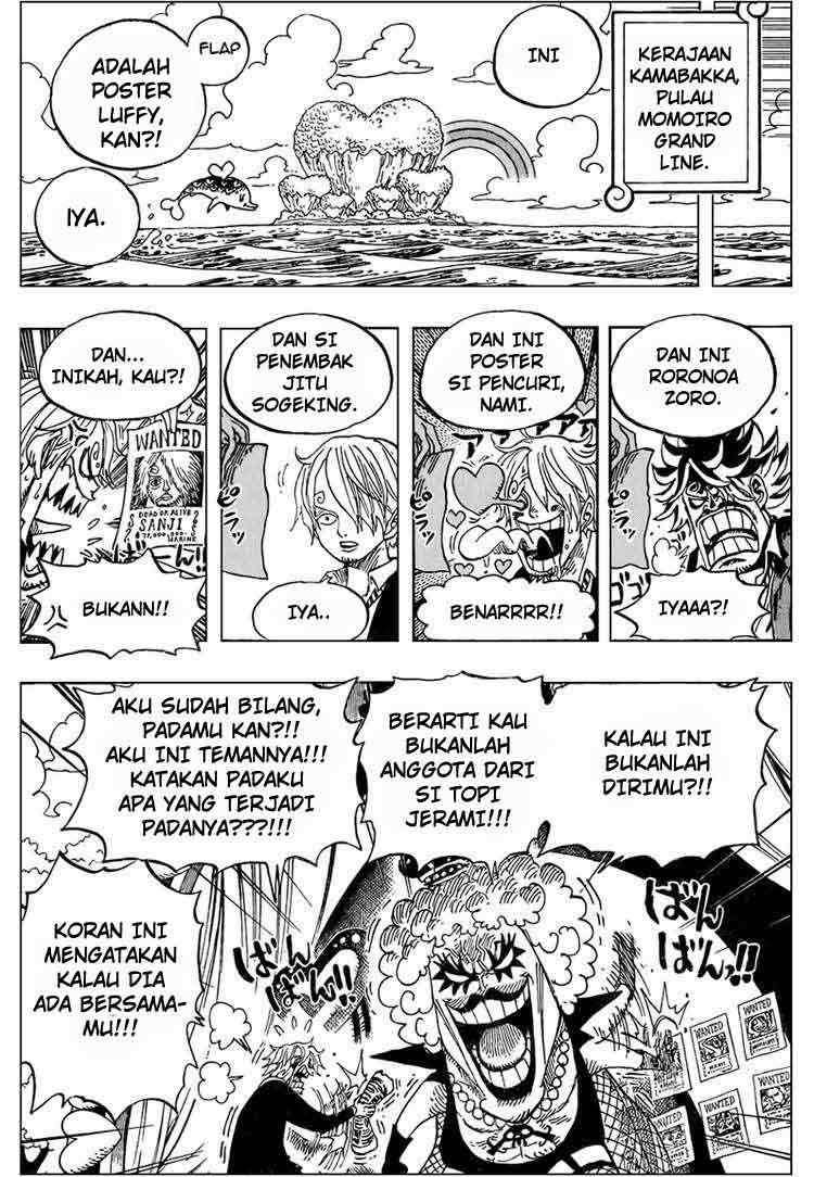 One Piece Chapter 593 - halaman 6