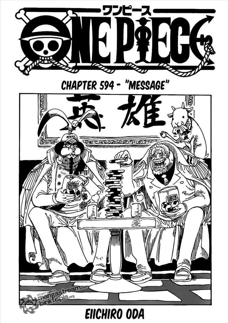 One Piece Chapter 594 - halaman 1