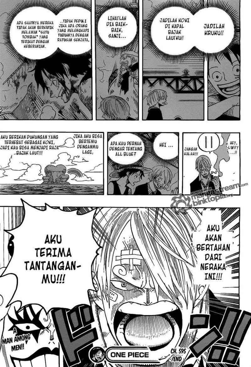 One Piece Chapter 595 - halaman 17