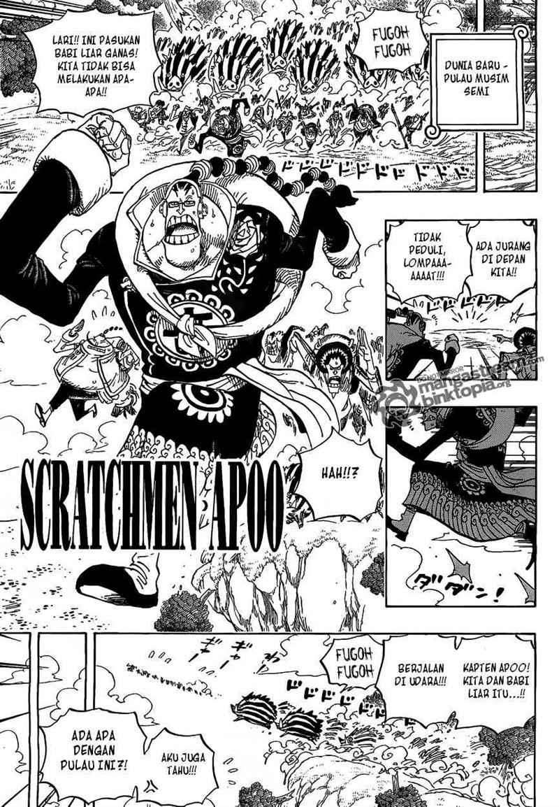 One Piece Chapter 595 - halaman 4