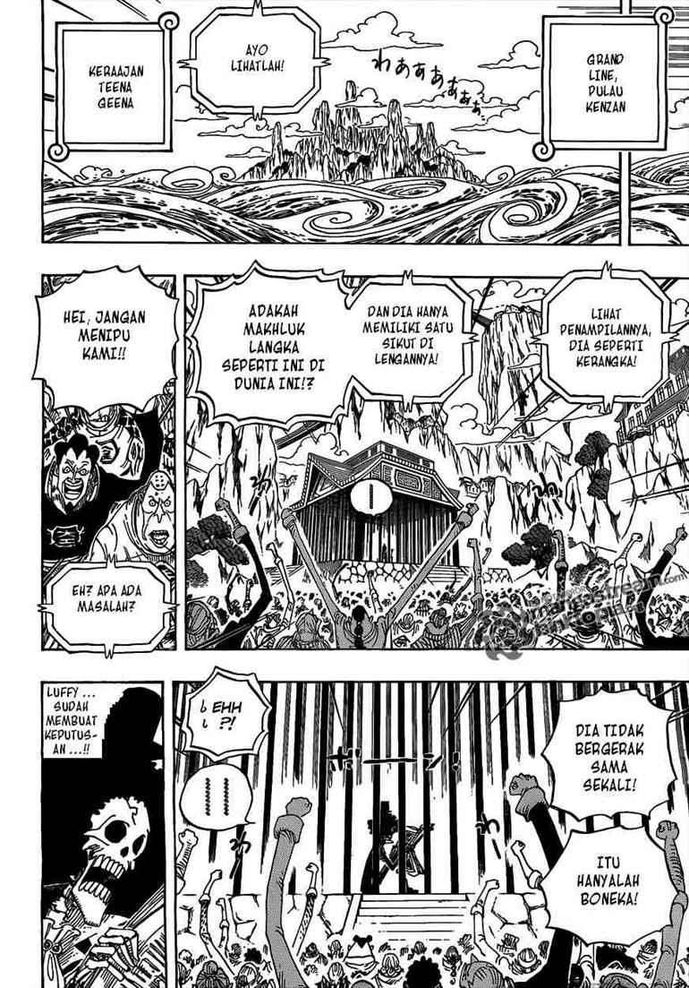 One Piece Chapter 596 - halaman 6