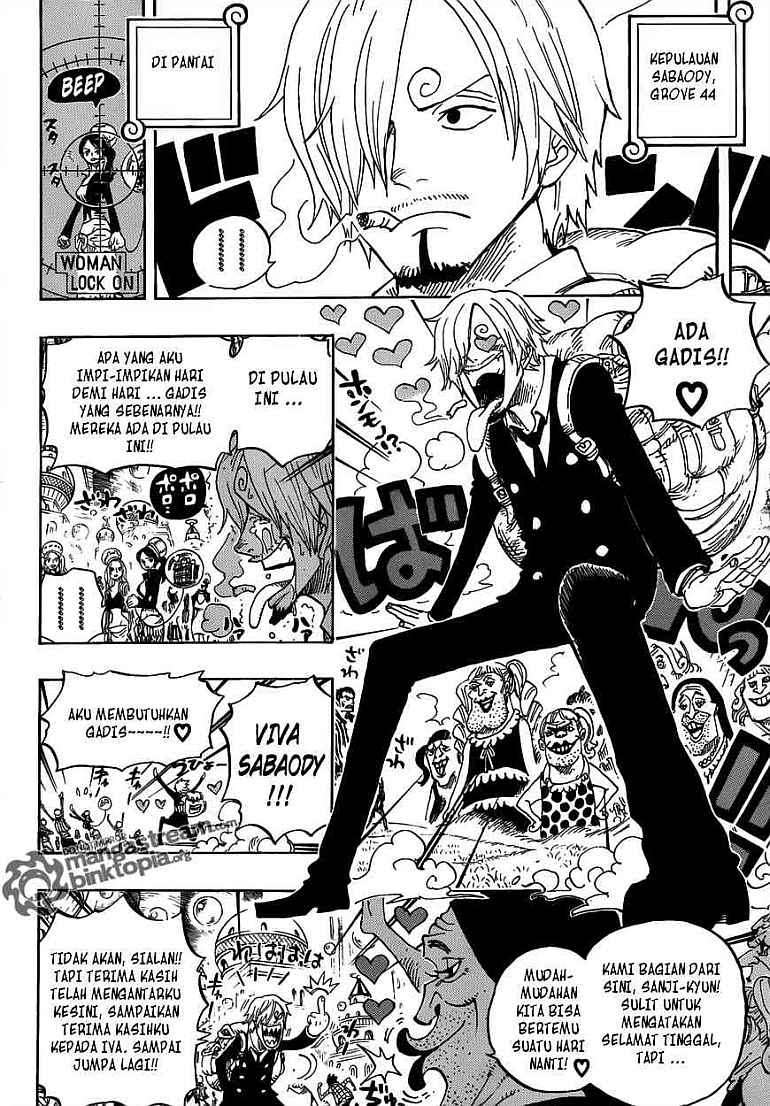 One Piece Chapter 598 - halaman 8