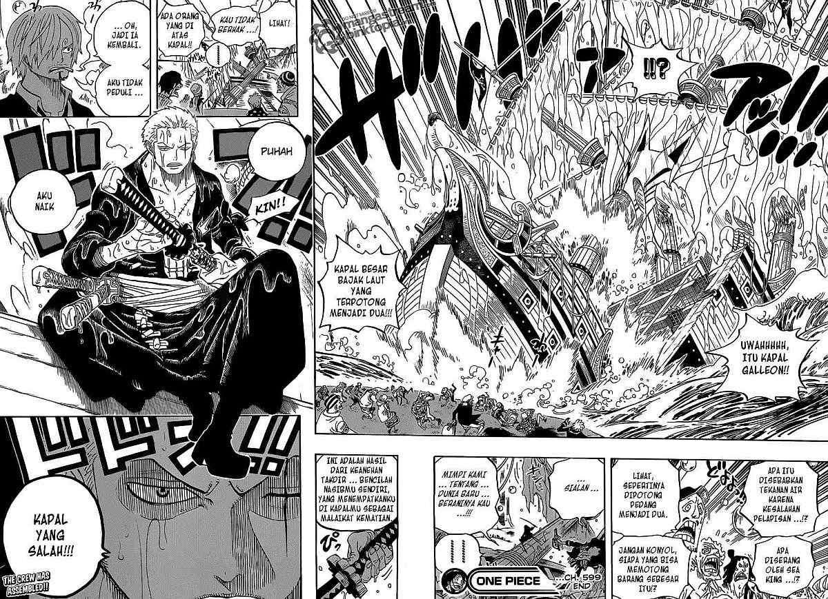 One Piece Chapter 599 - halaman 17