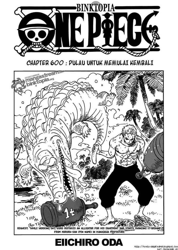 One Piece Chapter 600 - halaman 1