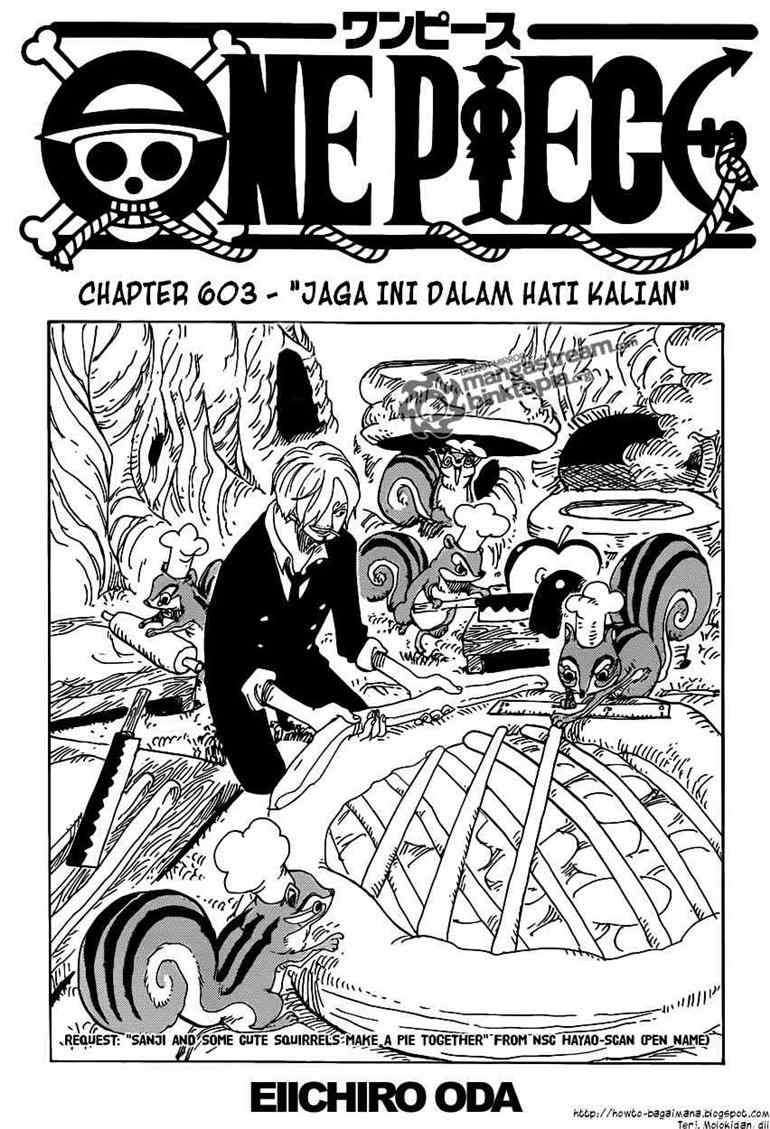 One Piece Chapter 603 - halaman 1