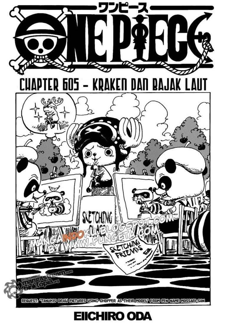 One Piece Chapter 605 - halaman 1