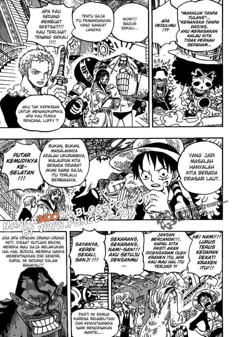 One Piece Chapter 605 - halaman 3