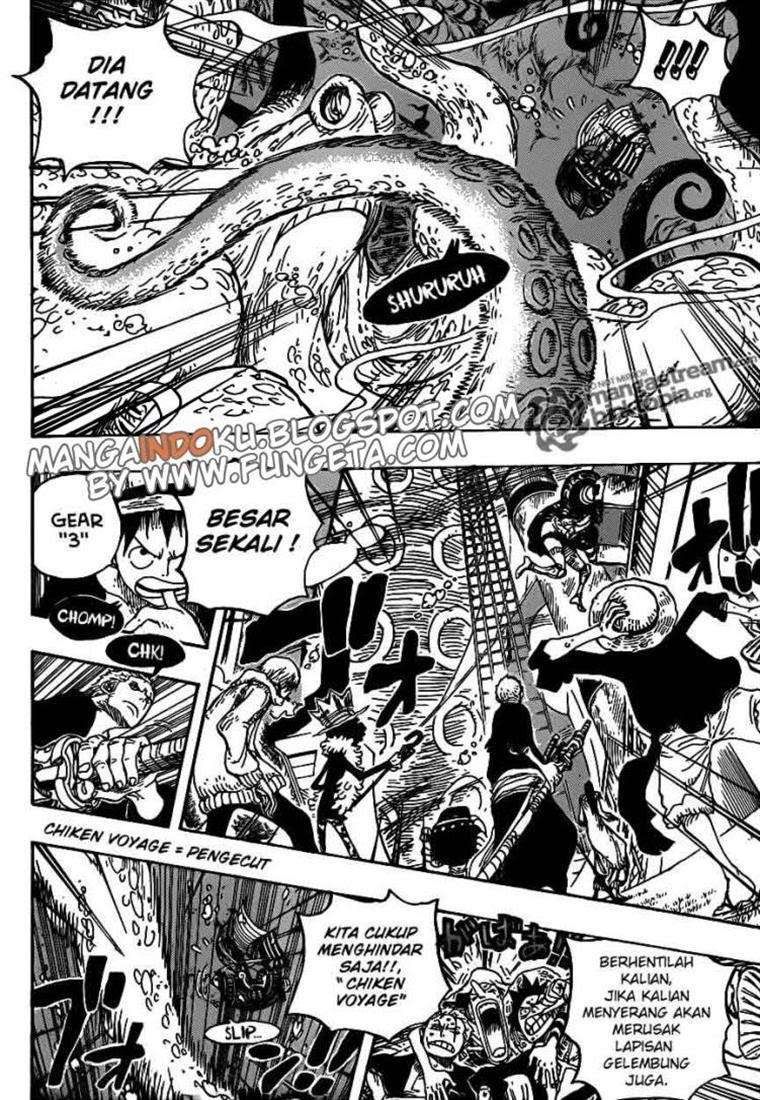 One Piece Chapter 605 - halaman 6