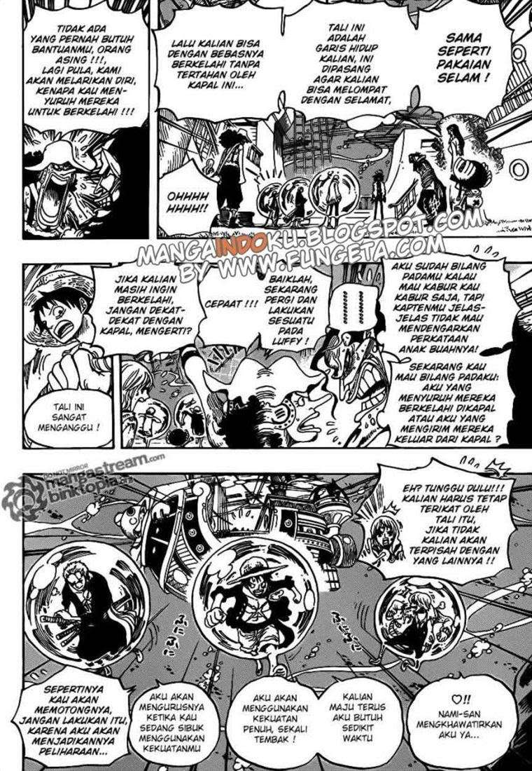 One Piece Chapter 605 - halaman 8