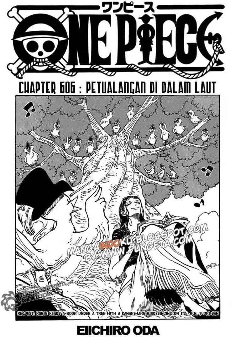 One Piece Chapter 606 - halaman 1