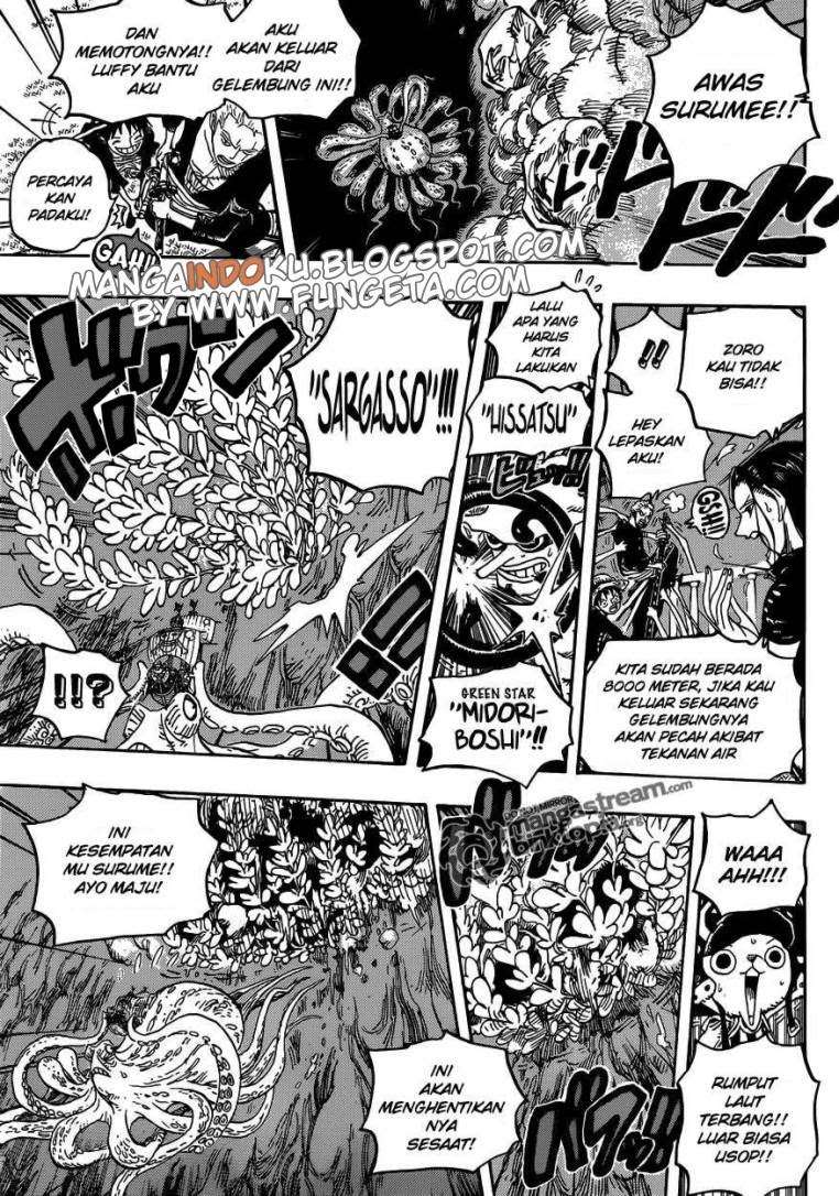 One Piece Chapter 607 - halaman 8