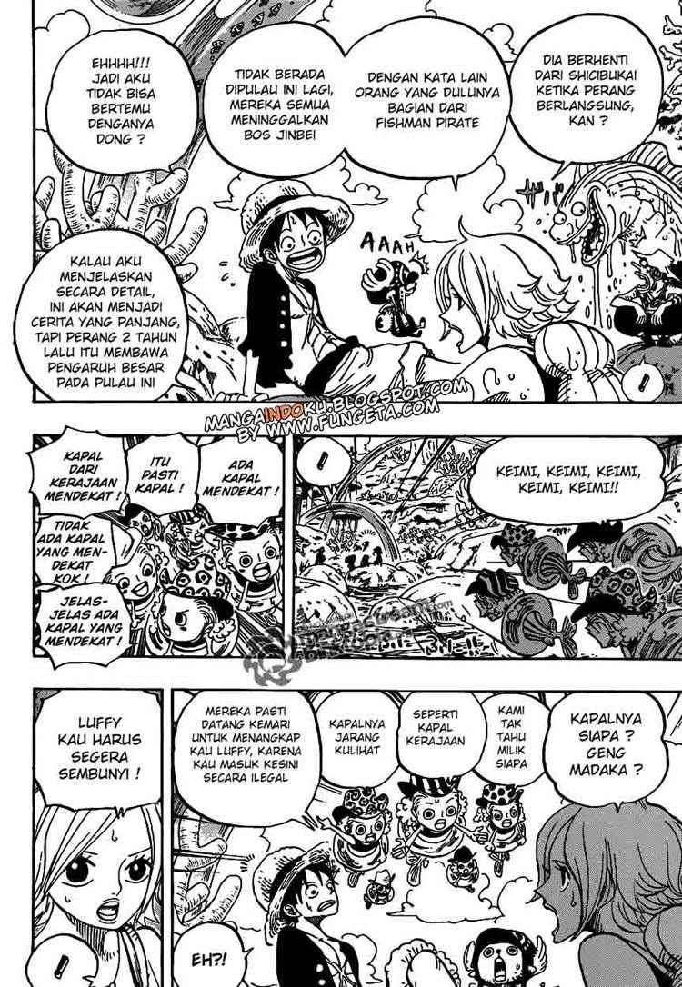 One Piece Chapter 609 - halaman 4