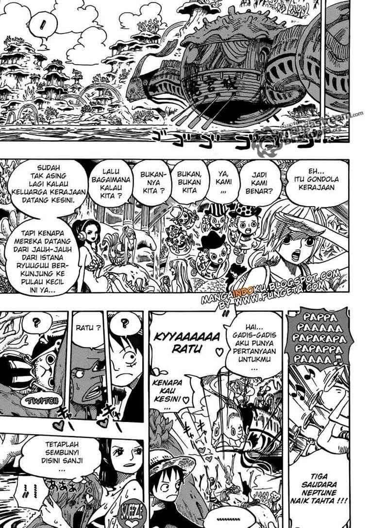 One Piece Chapter 609 - halaman 5