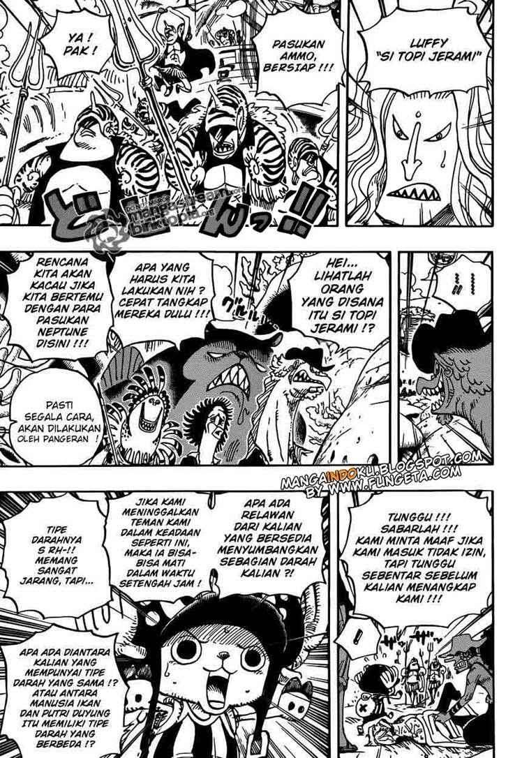 One Piece Chapter 609 - halaman 8