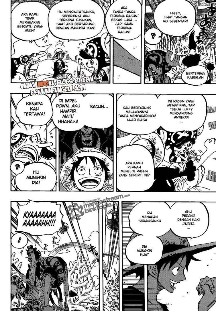 One Piece Chapter 610 - halaman 4