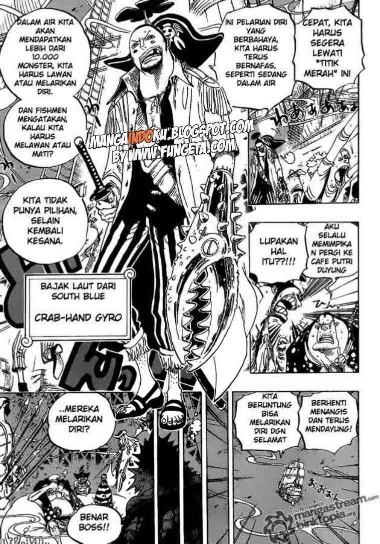 One Piece Chapter 611 - halaman 3