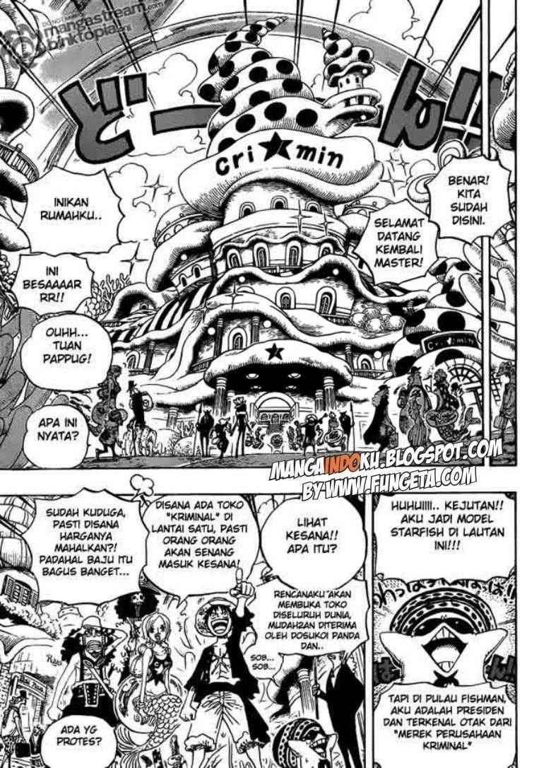 One Piece Chapter 611 - halaman 5