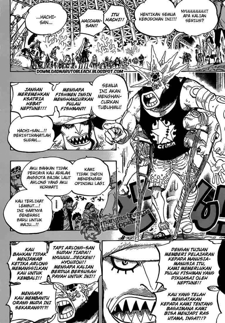 One Piece Chapter 615 - halaman 8