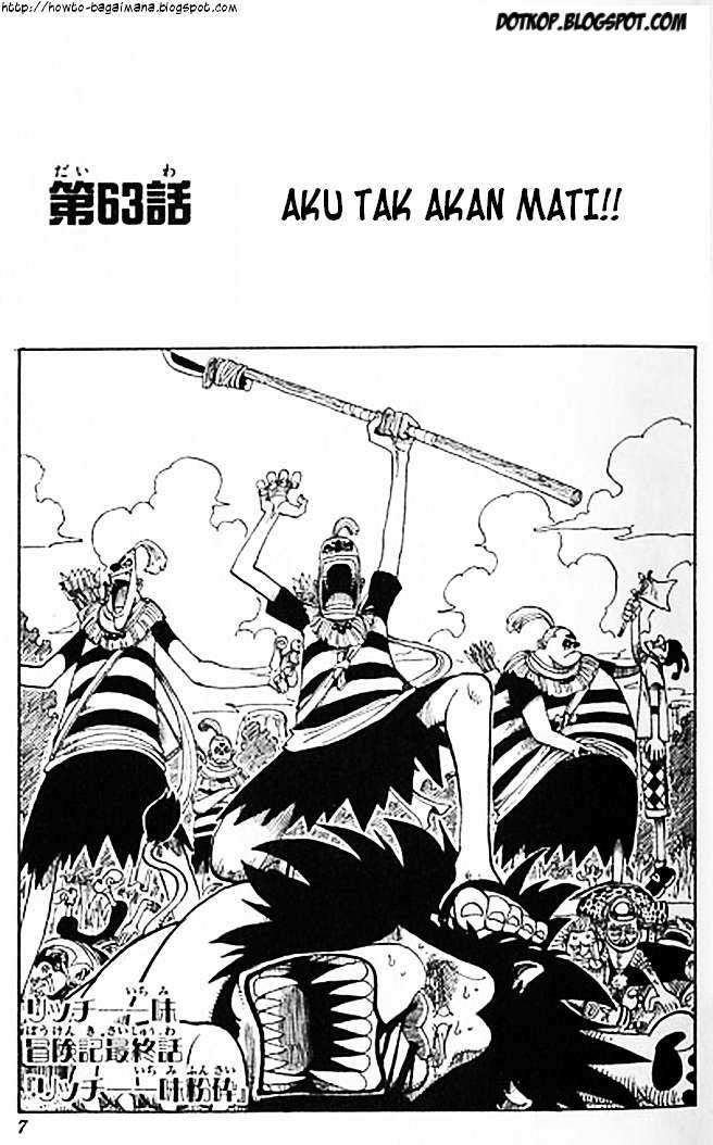 One Piece Chapter 63 - halaman 3