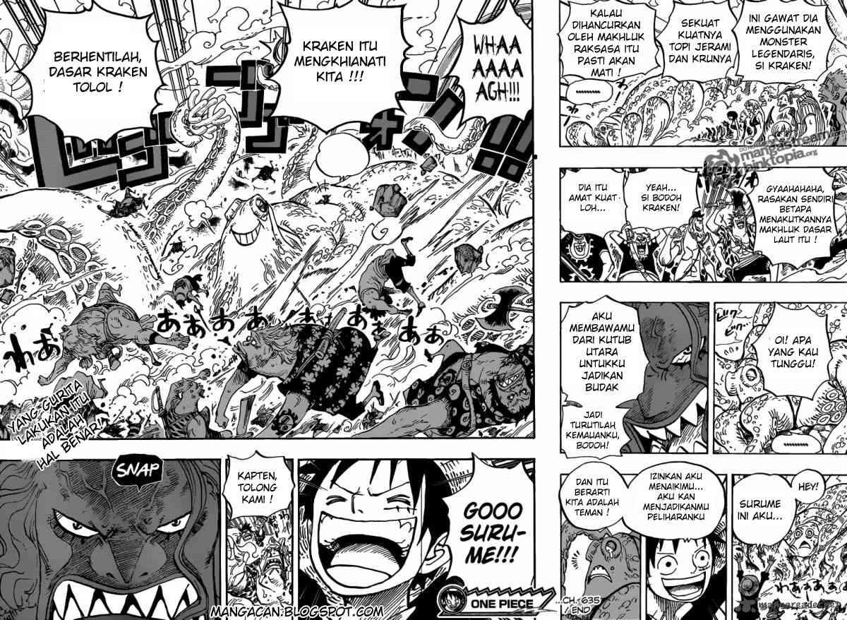 One Piece Chapter 635 - halaman 18
