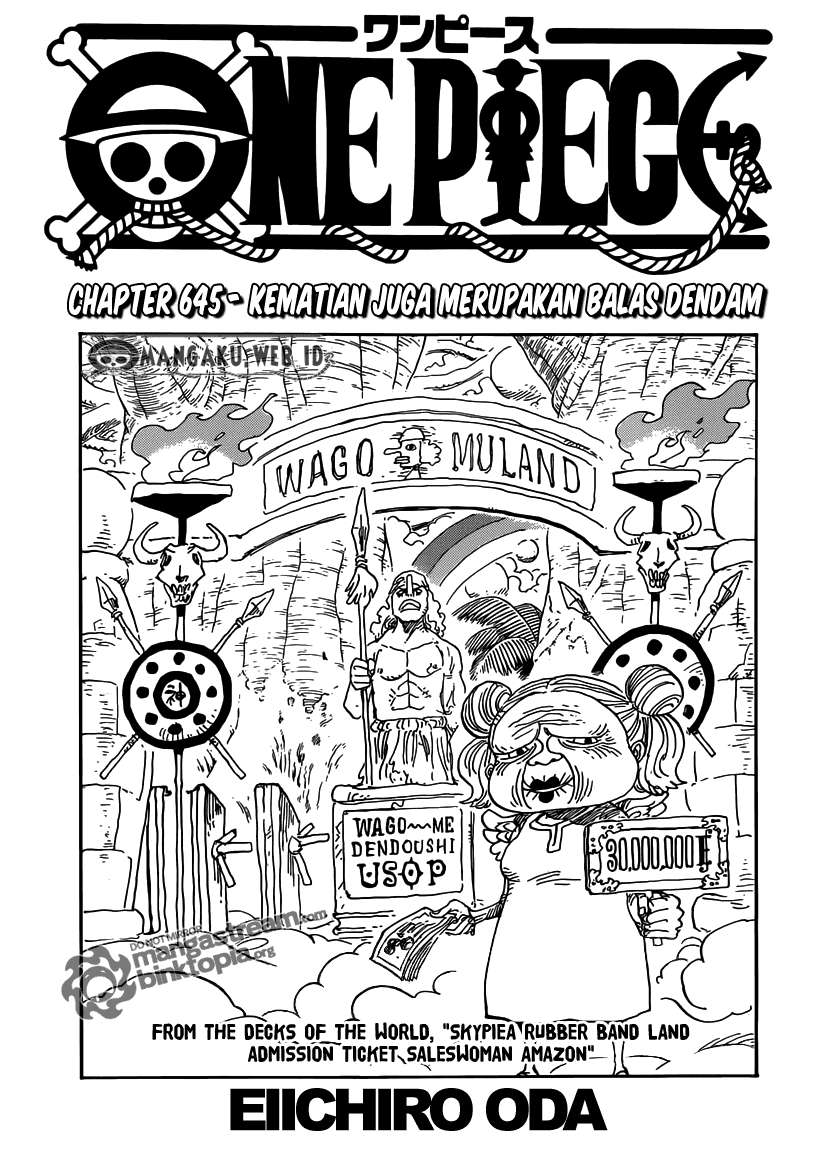 One Piece Chapter 645 - halaman 2