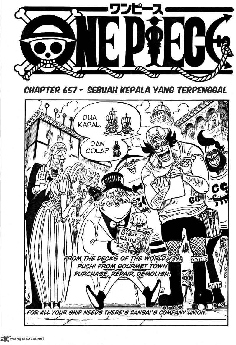 One Piece Chapter 657 - halaman 2