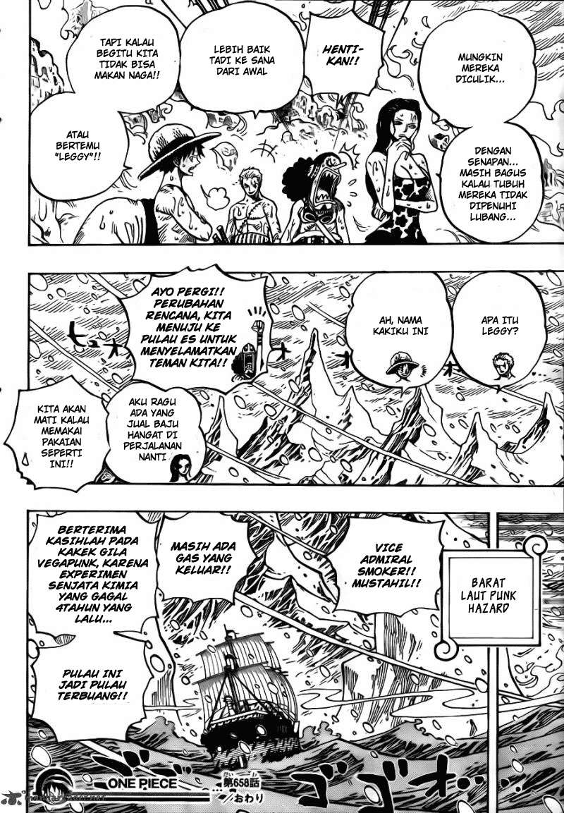 One Piece Chapter 658 - halaman 19