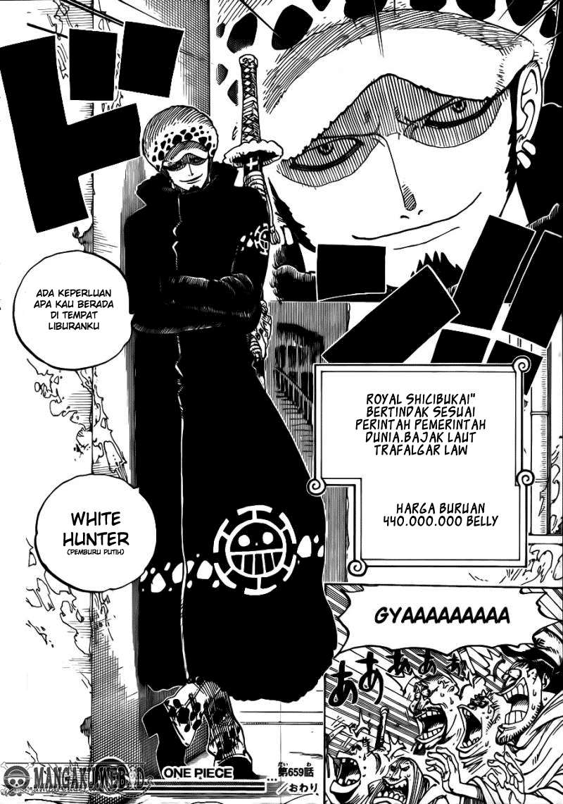 One Piece Chapter 659 - halaman 19